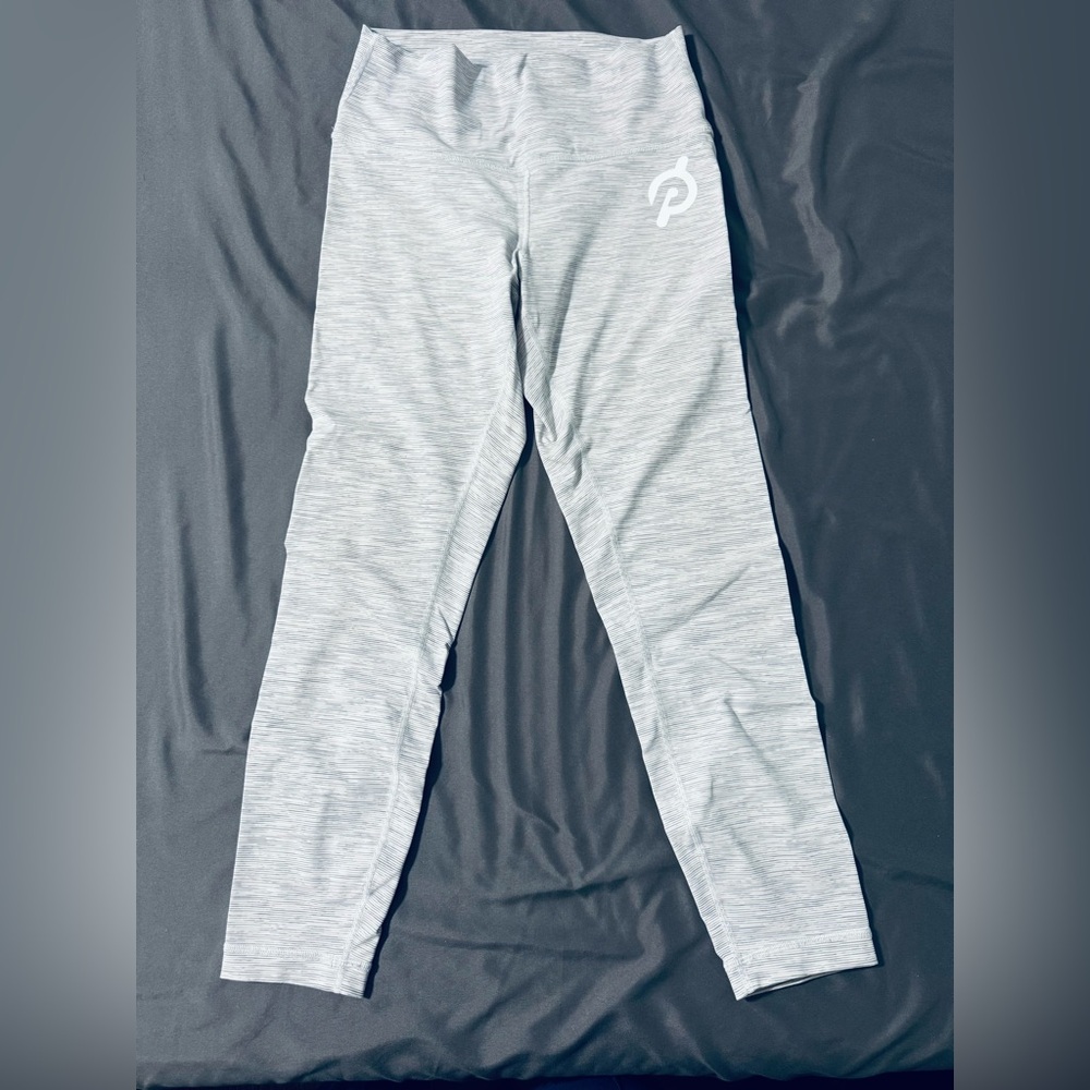 Lululemon Peloton Light Gray Leggings